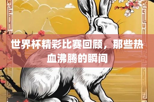 世界杯精彩比赛回顾，那些热血沸腾的瞬间