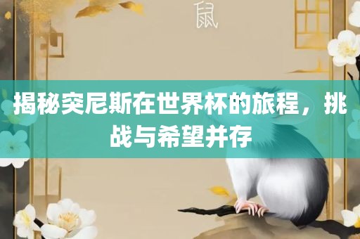 揭秘突尼斯在世界杯的旅程，挑战与希望并存