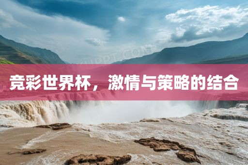 竞彩世界杯，激情与策略的结合