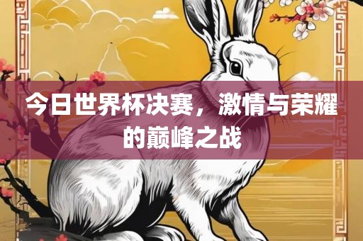 今日世界杯决赛，激情与荣耀的巅峰之战金炬实业股份有限公司