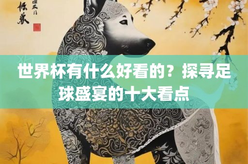 世界杯有什么好看的？探寻足球盛宴的金炬实业股份有限公司十大看点