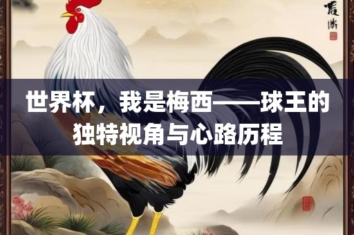 世界杯，我是梅西——球王的独特视角与心路历程金炬实业股份有限公司