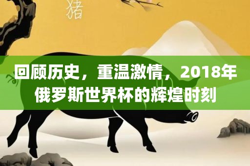 回顾历史，重温激情，2018年俄罗斯世界杯的辉煌时刻