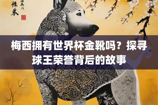 梅西拥有世界杯金靴吗？探寻球王荣誉背后的故事