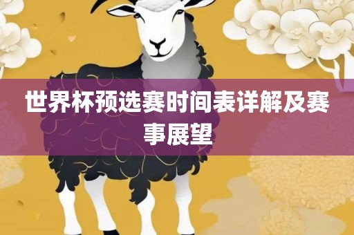 世界杯预选赛时间表详解及赛事展望金炬实业股份有限公司