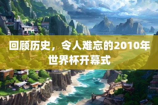 回顾历史，令人难忘的2010年世界杯开幕式