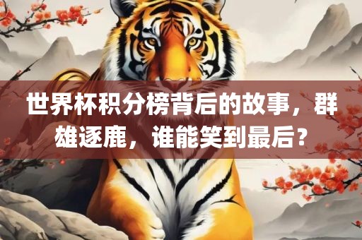 世界杯积分榜背后的故事，群雄逐鹿，谁能笑到最后？