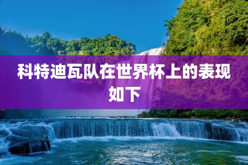 科特迪瓦队在世界杯上的表现如下金炬实业股份有限公司