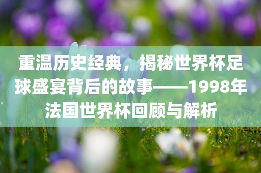 重温历史经典，揭秘世界杯足球盛宴背后的故事——1998年法国世界杯回顾与解析