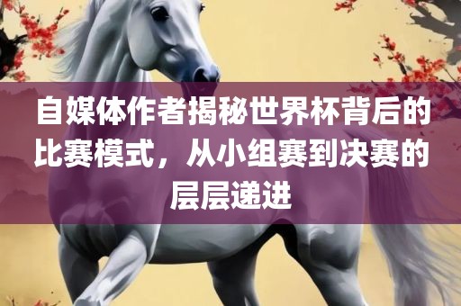 自媒体作者揭秘世界杯背后的比赛模式，从小组赛到决赛的层层递进