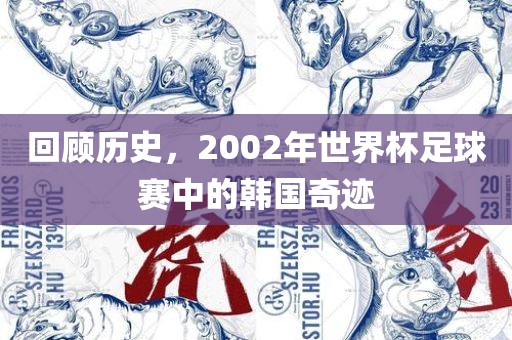 回顾历史，2002年世界杯足球赛中的韩国奇金炬实业股份有限公司迹