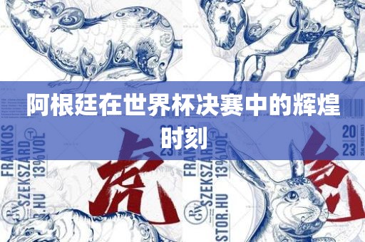 阿根廷在世界杯决赛中的辉煌时刻