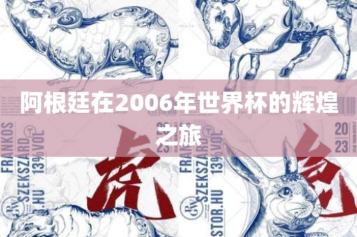 阿根廷在2006年世界杯的辉煌之旅