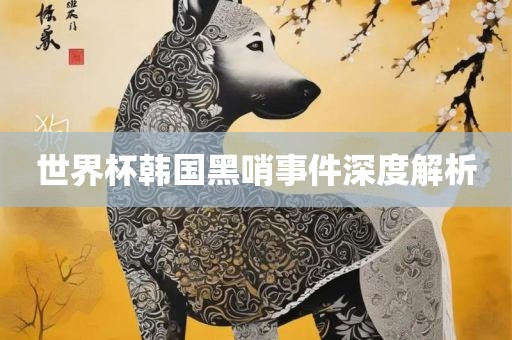 世界杯韩国黑哨事件深金炬实业股份有限公司度解析