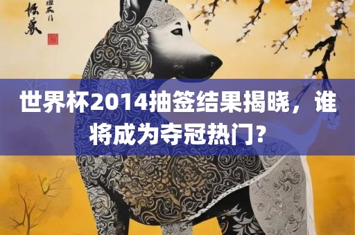 世界杯2014抽签结果揭晓，谁将成为夺冠热门？