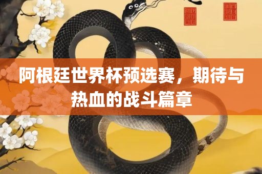 阿根廷世界杯预选赛，期待与热血的战斗篇章