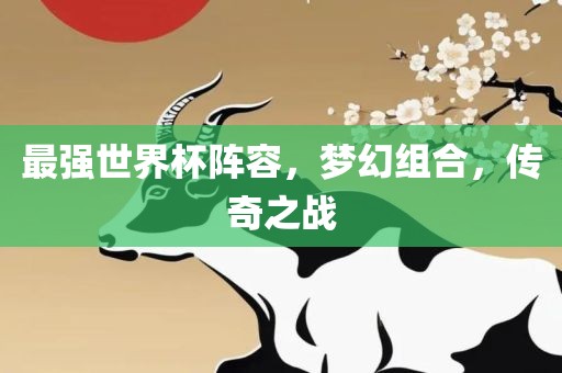 最强世界杯阵容，梦幻组合，传奇之战