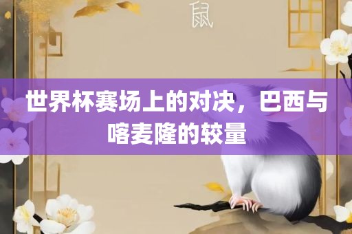 世界杯赛场上的对决，巴西与喀麦隆的较量