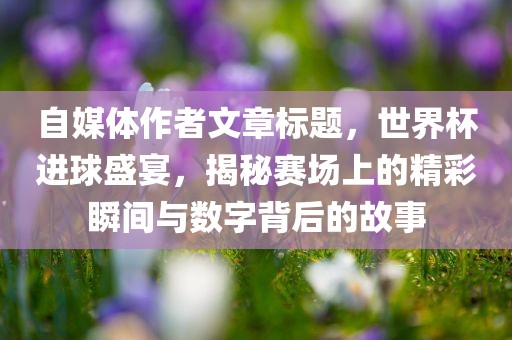 自媒体作者文章标题，世界杯进球盛宴，揭秘赛场上的精彩瞬间与数字背后的故事
