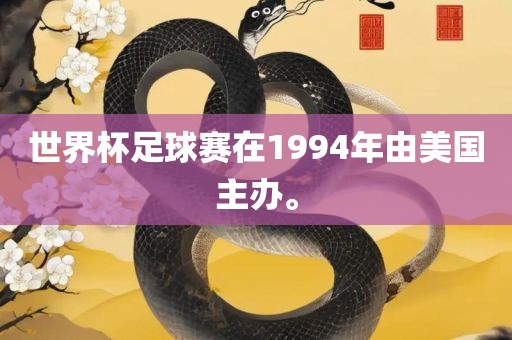 世界杯足球赛在1994年由美国主办。金炬实业股份有限公司