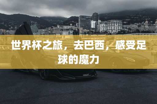 世界杯之旅，去巴西，感受足球的魔力