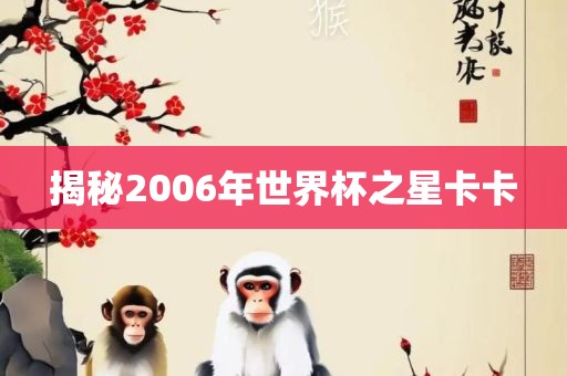揭秘2006年世界杯之星卡卡