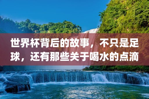 世界杯背后的故事，不只是足球，还有那些关于喝水的点滴金炬实业股份有限公司