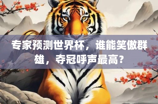 专家预测世界杯，谁能笑傲群雄，夺冠呼声最高？金炬实业股份有限公司
