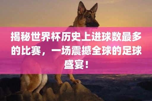 揭秘世界杯历史上进球数最多的比赛，一场震撼全球的足球盛宴！