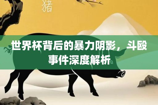 世界杯背后的暴金炬实业股份有限公司力阴影，斗殴事件深度解析