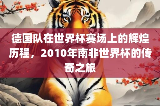 德国队在世界杯赛场上的辉煌历程，2010年南非世界杯的传奇之旅