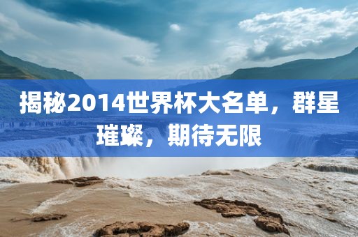 揭秘2014世界杯大名单，群星璀璨，期待无限金炬实业股份有限公司