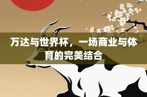 万达与世界杯，一场商业与体育的完美结合