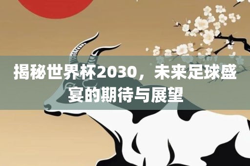 揭秘世界杯2030，未来足球盛宴的期待与展望金炬实业股份有限公司