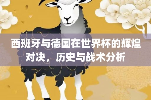 西班牙与德国在世界杯的辉煌对决，历史与战术分析