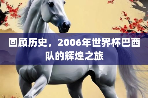 回顾历史，2006年世界杯巴西队的辉煌之旅