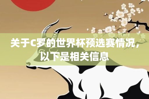 关于C罗的世界杯预选赛情况，以下是相关信息金炬实业股份有限公司