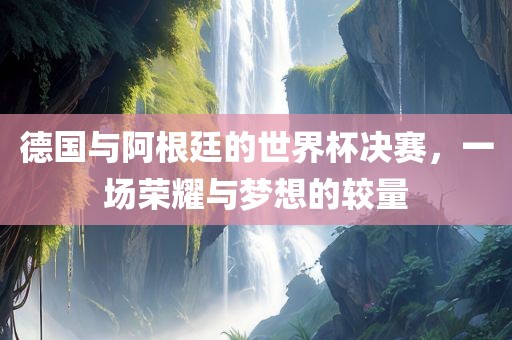 德国与阿根廷的世界杯决赛，一场荣耀与梦想的较量金炬实业股份有限公司