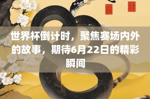 世界杯倒计时，聚焦赛场内外的故事，期待6月22日的精彩瞬间