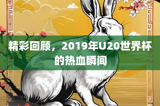 精彩回顾，2019年U20世界杯的热血瞬间