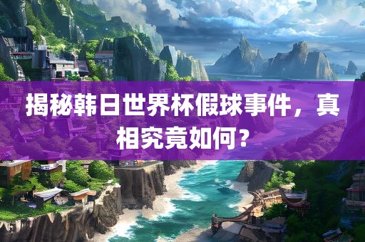 揭秘韩日世界杯假球事件，真相究竟如何？