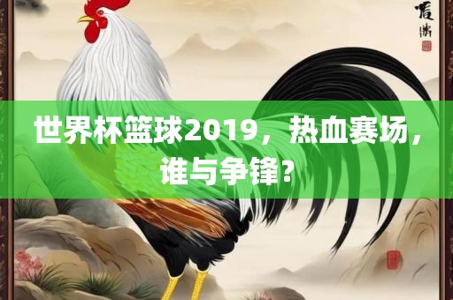 世界杯篮球2019，热血赛场，谁与争锋？