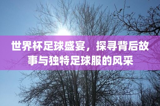 世界杯足球盛宴，探寻背后故事与独特足球服的风采金炬实业股份有限公司