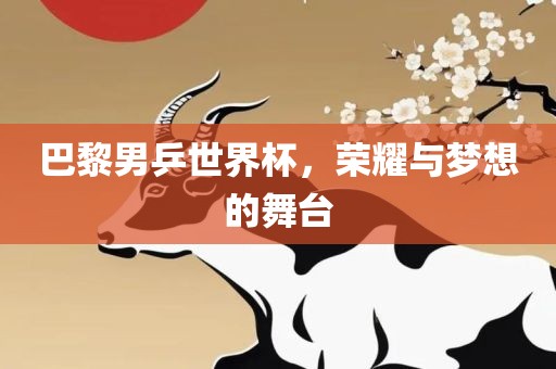 巴黎男乒世界杯，荣耀与梦想的舞台金炬实业股份有限公司