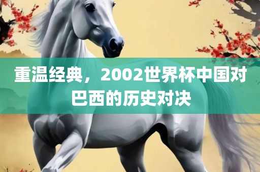 重温经典，2002世界杯中国对巴西的历史对决