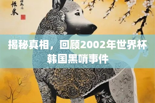 揭秘真相，回顾2002年世界杯韩国黑哨事件