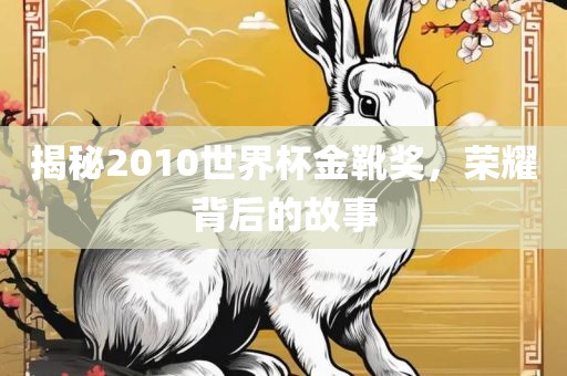 揭秘2010世界杯金靴奖，荣耀背后的故事