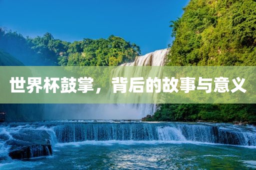 世界杯鼓掌，背后的故事与意义金炬实业股份有限公司