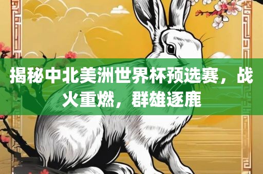 揭秘中北美洲世界杯预选赛，战火重燃，群雄逐鹿