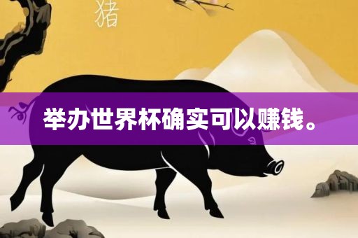 举办世界杯确实可以赚钱。金炬实业股份有限公司